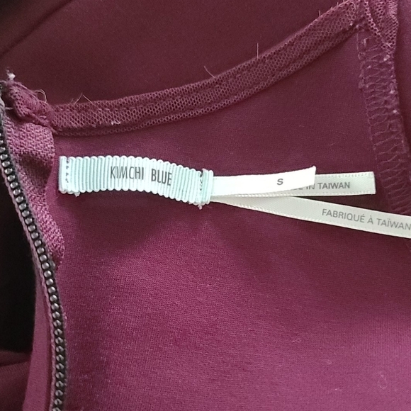 Kimchi Blue Circle Dress Size Small Purple Keyhole Back - Picture 3 of 5